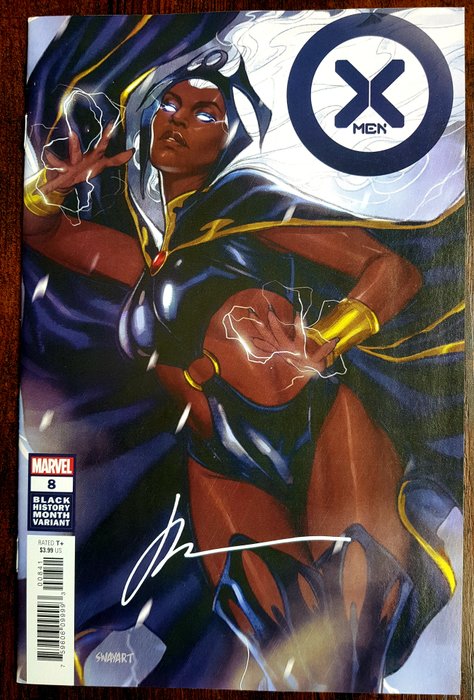 X-Men #8 Black History Month Variant Edition !! - Signed by cover artist Joshua Sway - Black History Month Variant - 1 Signed comic - Første udgave