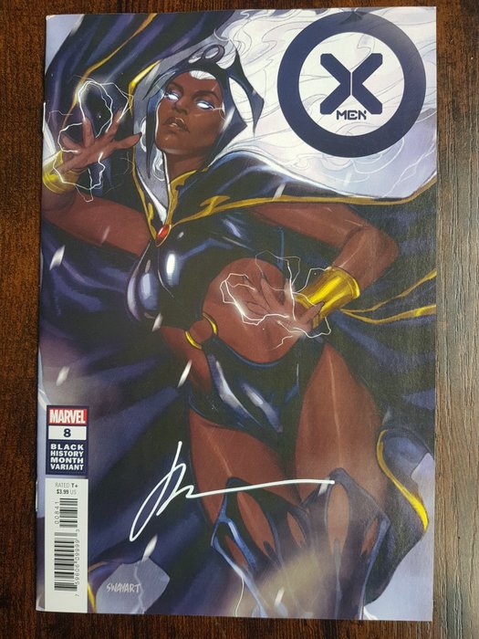 X-Men #8 Black History Month Variant Edition !! - Signed by cover artist Joshua Sway - Black History Month Variant - 1 Signed comic - Første udgave