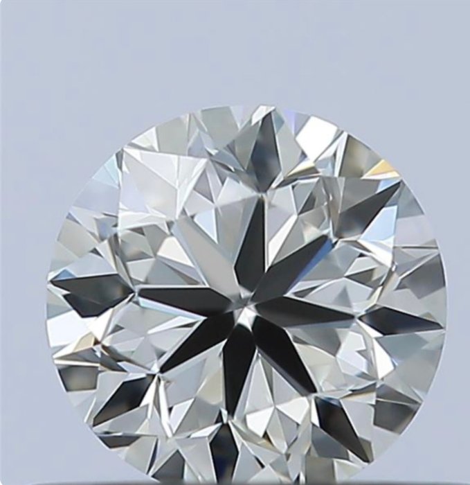 1 pcs Diamant  (Natur)  - 0.90 ct - Rund - G - VS1 - Gemological Institute of America (GIA)