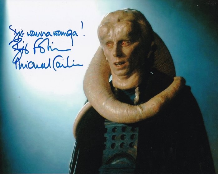 Star Wars Episode VI: Return of the Jedi - Signed by Michael Carter (Bib Fortuna)