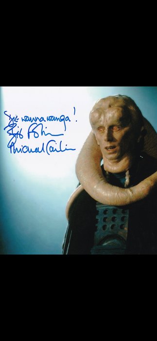 Star Wars Episode VI: Return of the Jedi - Signed by Michael Carter (Bib Fortuna)