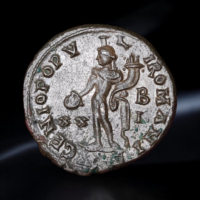 Romarriket. Maximian (AD 286-305). Follis GENIO POPVLI ROMANI  (Ingen mindstepris)