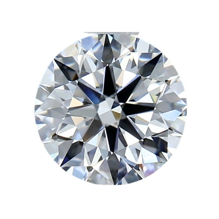 Ingen mindstepris - 1 pcs Diamant  (Natur)  - 1.08 ct - Rund - D (farveløs) - IF - International Gemological Institute (IGI) - Ideel skåret diamant