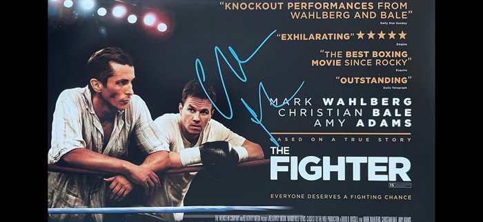 The Fighter - Signed by Christian Bale (Dickie)