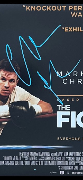 The Fighter - Signed by Christian Bale (Dickie)