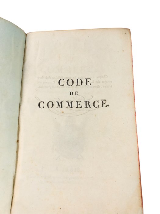 Various Authors - Code de Commerce - 1807