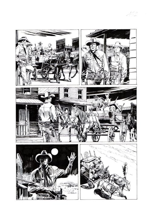 Filippucci, Lucio - 3 Original page - Tex #681 - "Tabla sagrada" - 2017