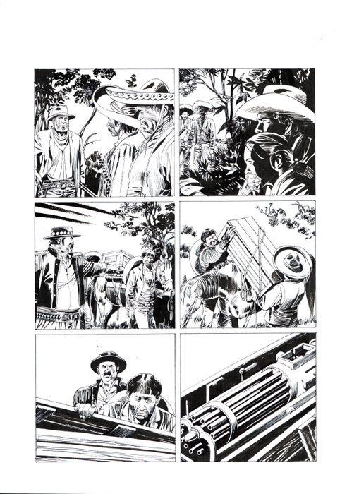 Filippucci, Lucio - 3 Original page - Tex #681 - "Tabla sagrada" - 2017