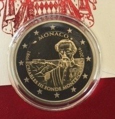 Monaco. 2 Euro 2016 "Charles III" Proof