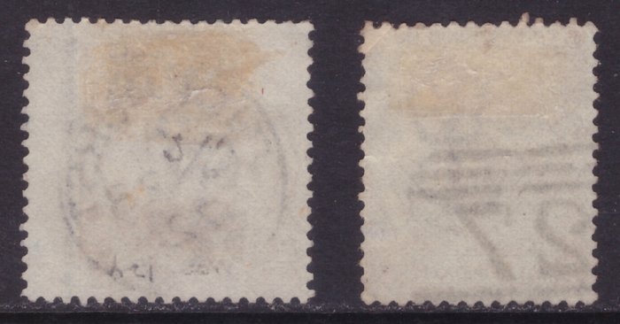 Storbritannien 1872/1873 - nuancer sæt - Stanley Gibbons 122-125