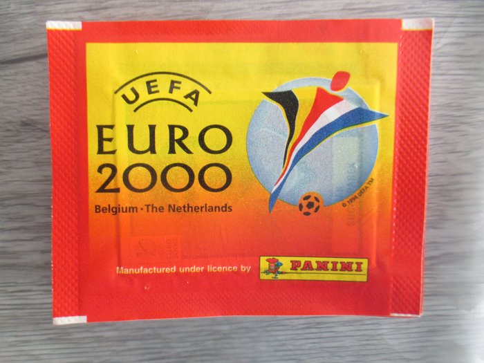 Panini - Euro 2000 - TOTAL/FINA Edition - 25 Sealed pack + 50 Loose stickers