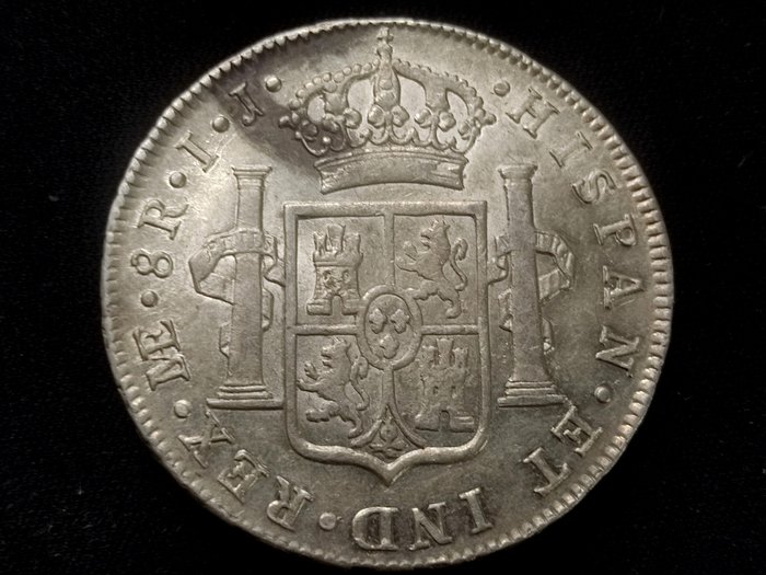 Spanien. Carlos IV (1788-1808). 8 Reales 1793 Lima IJ