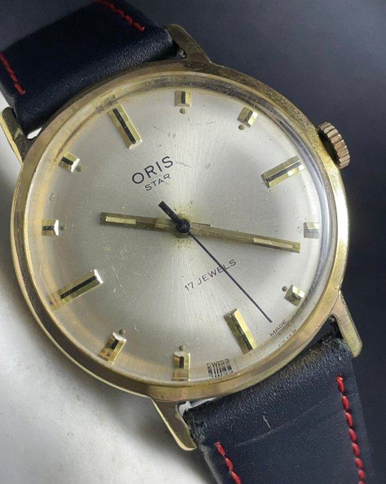 Oris Star Manuel Winding Gold plated - Ingen mindstepris - Mænd - 1970-1979