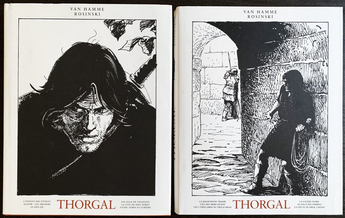 Thorgal - intégrale T1 + T2 + 4x ex-libris - 2x C + 2x jaquette - 2 Album - Første udgave - 2017