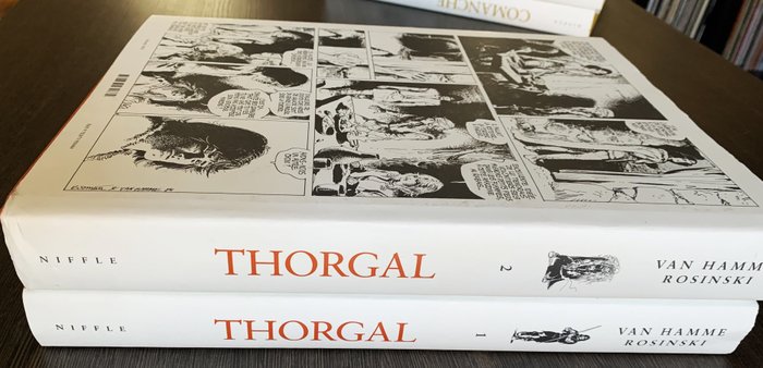 Thorgal - intégrale T1 + T2 + 4x ex-libris - 2x C + 2x jaquette - 2 Album - Første udgave - 2017