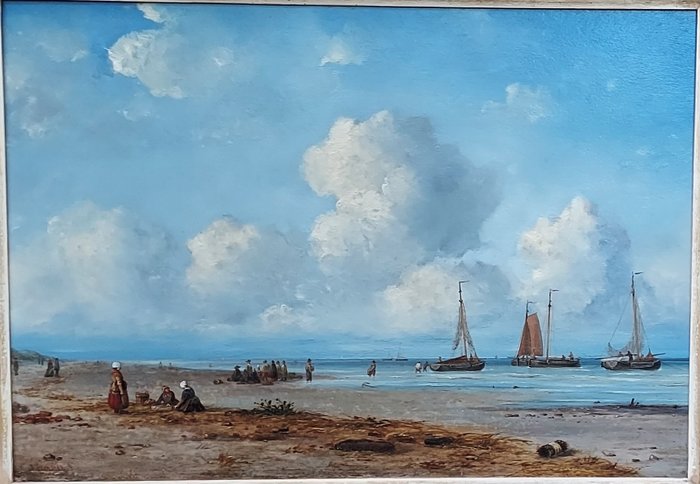 Ary Pleijsier (1819-1879) - Strandgezicht