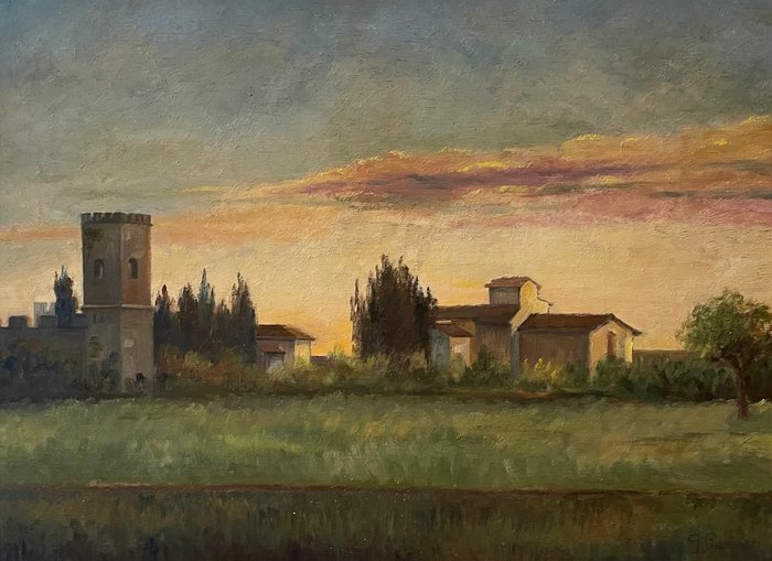 Gino Bonfanti (1900-1958) - Paesaggio