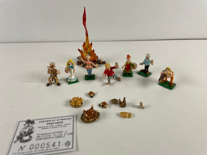 Pixi - Uderzo - Miniature figurine - Astérix : Le Banquet boite n°5 - Metal