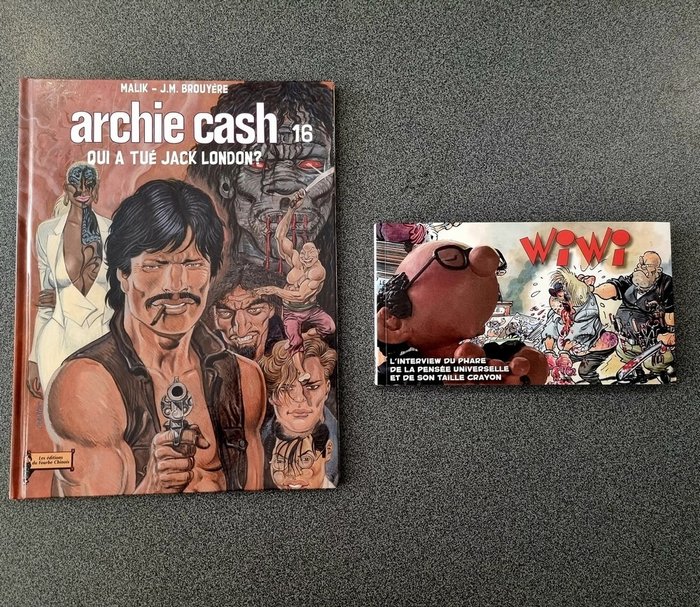 Archie Cash T16 - Qui a tué Jack London ? + Wiwi - C + B - EO/TL - 2 Albums - 2019/2021