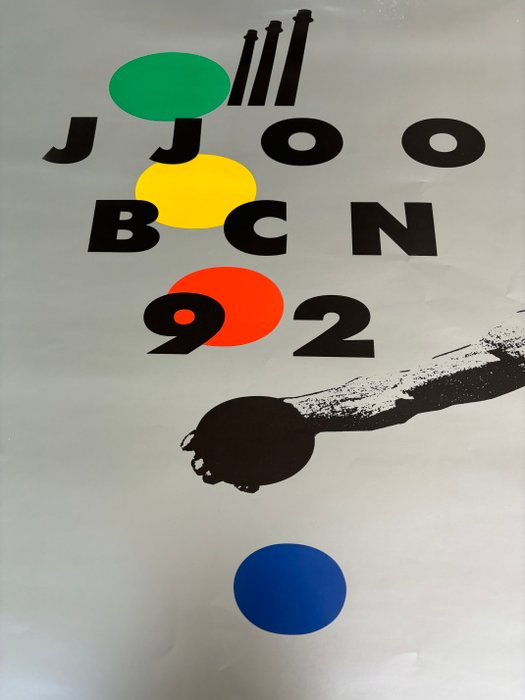 Albert Isern - Affiche originale Jeux olympiques Barcelone 1992 - 1990‹erne