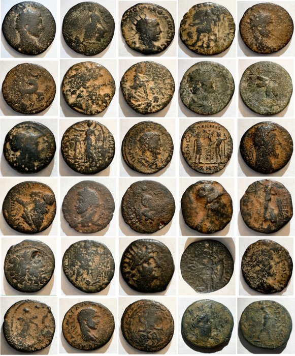 Romerriget (Provinsielt), Seleukiderne. Lot of 15 Coins Various types  (Ingen mindstepris)