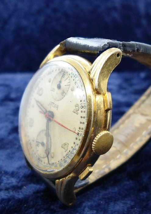 TELDA - Chronograph - Venus 170 - Ingen mindstepris - Mænd - 1950-1959