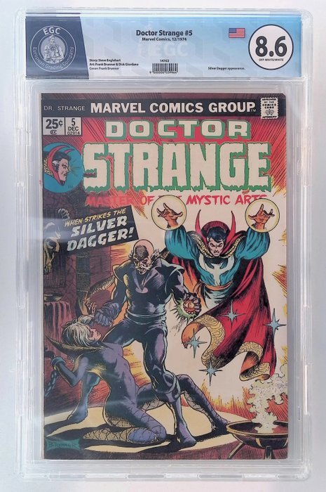 Doctor Strange #5 - EGC graded 8.6 - 1 Graded comic - 1974