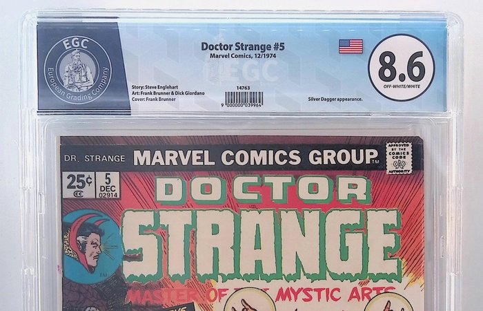 Doctor Strange #5 - EGC graded 8.6 - 1 Graded comic - 1974