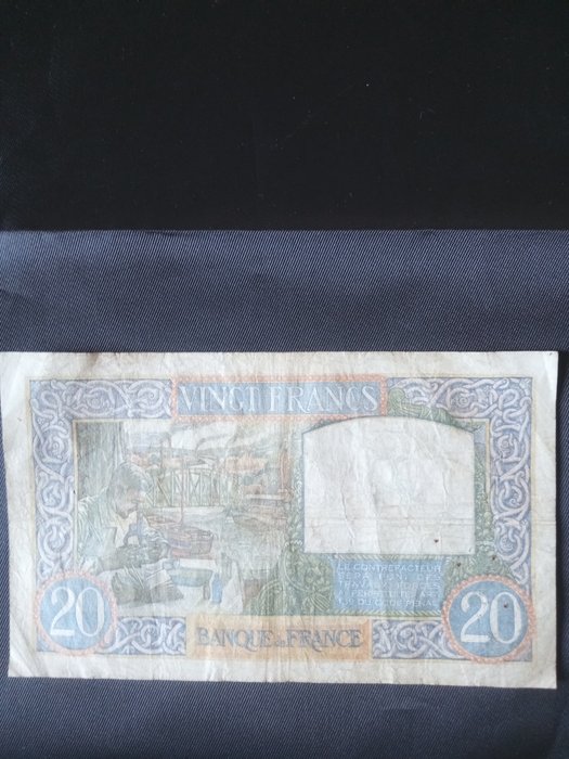 Frankrig. - 15 banknotes - various dates  (Ingen mindstepris)