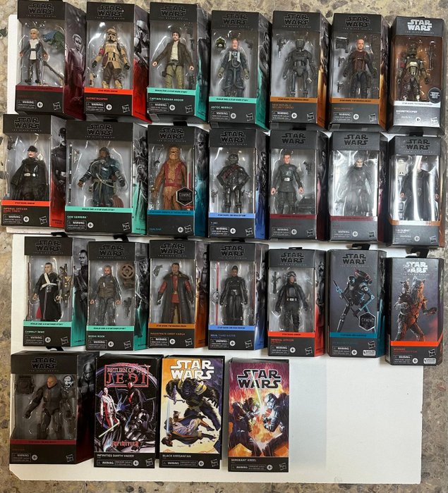 Hasbro  - Actionfigur Hasbro - Impresionante Lote Star Wars de 25 figuras Black Series estado nuevo precintando unpunched - 2020+ - Spanien