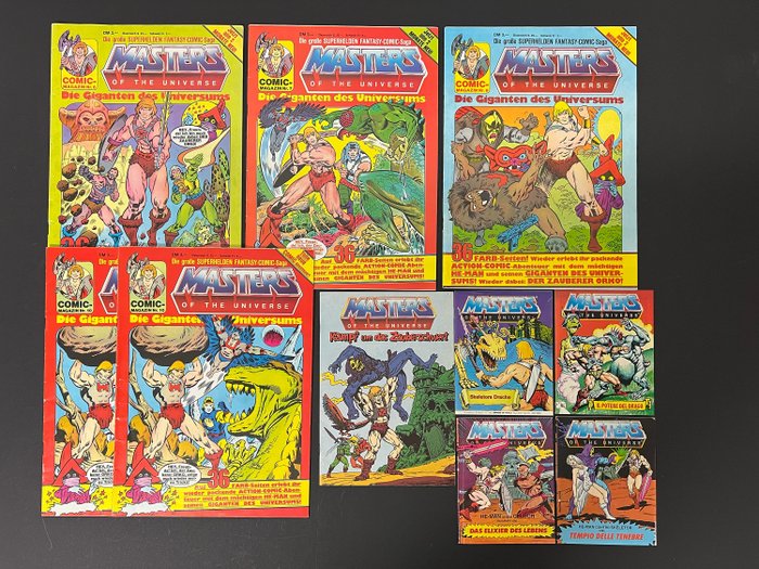 80er Jahre Mix (56) - Transformers (11) - Masters of the Universe (16) - Marvel Comic Stars (14) - u.a. (15) - 56 Comic - Første udgave