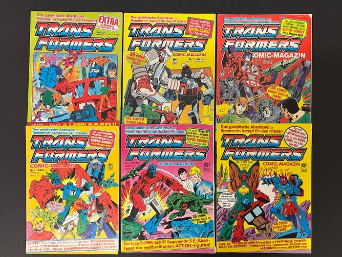 80er Jahre Mix (56) - Transformers (11) - Masters of the Universe (16) - Marvel Comic Stars (14) - u.a. (15) - 56 Comic - Første udgave