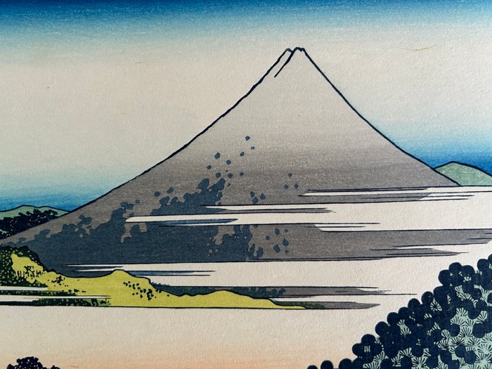 The Cushion Pine at Aoyama - "Thirty-six Views of Mount Fuji" - Katsushika Hokusai (1760-1849) - Japan