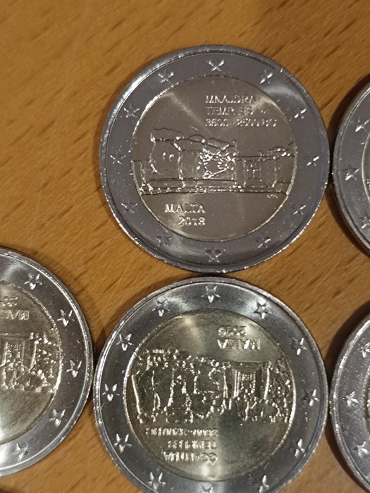 Malta. 2 Euro 2011/2024 (28 Monedas)  (Ingen mindstepris)