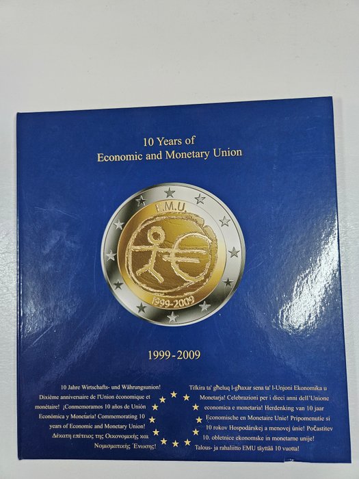 Europa 2 Euro 2009 "10 Ans UEM" (20 monnaies)  (Ingen mindstepris)