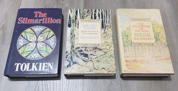 J.R.R Tolkien - The Silmarillion, Two Towers and Fellowship of the Ring - 1990-1977