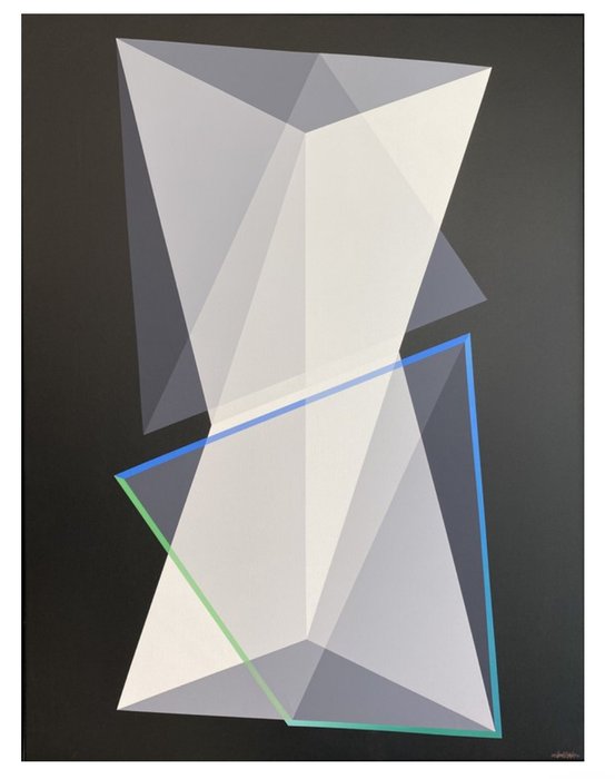 Arthur Dorval - Pyramide 5 serie eclosions geometriques