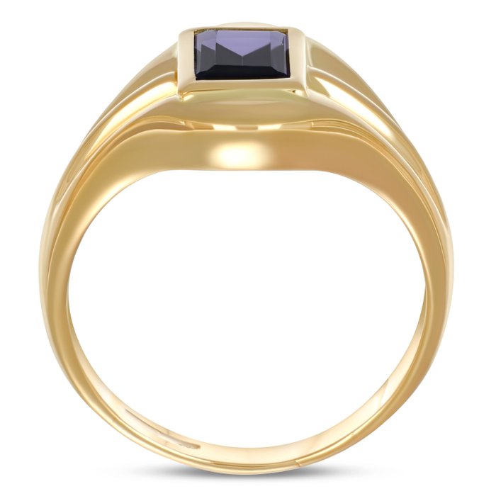 Ring - 18 kraat Gulguld -  0.75ct. tw. Ametyst