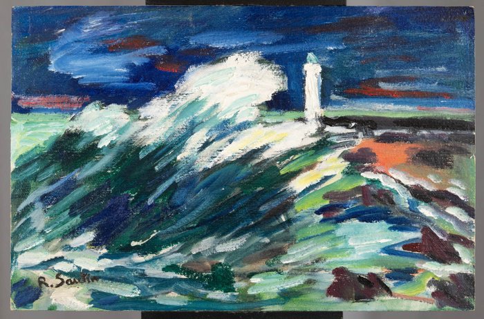 René Sautin (1881-1968) - La vague