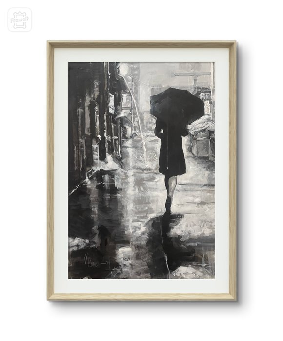 Cristian Mesa Velazquez - a walk through the city II (Serie: walking in the rain)