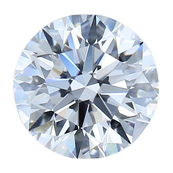 1 pcs Diamant  (Natur)  - 1.38 ct - Rund - D (farveløs) - IF - Gemological Institute of America (GIA) - Top diamant