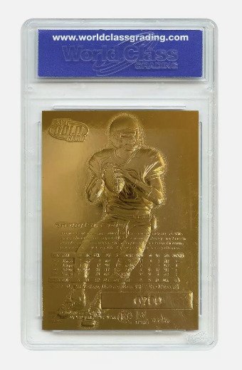 2000 Fleer 23KT Gold - Tom Brady - Rookie Card - Signature Series WCG 10 - 1 Graded card