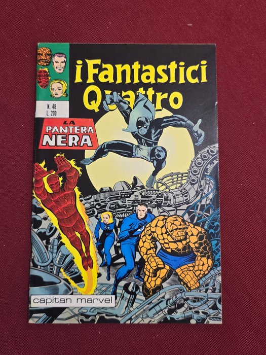 I Fantastici Quattro n 48 - originale- prima apparizione  Black Panther - 1 Comic - Første udgave