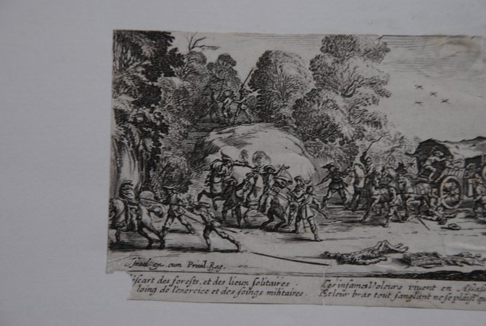 Jacques Callot (1592-1635) - Robbery from The Miseries and Misfortunes of War