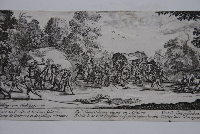 Jacques Callot (1592-1635) - Robbery from The Miseries and Misfortunes of War