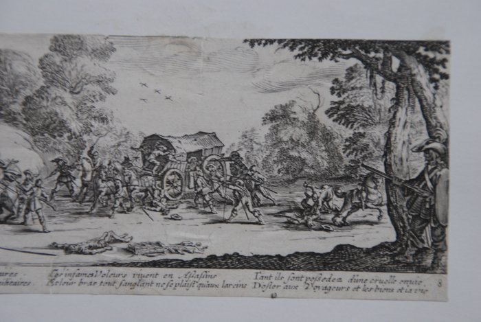 Jacques Callot (1592-1635) - Robbery from The Miseries and Misfortunes of War