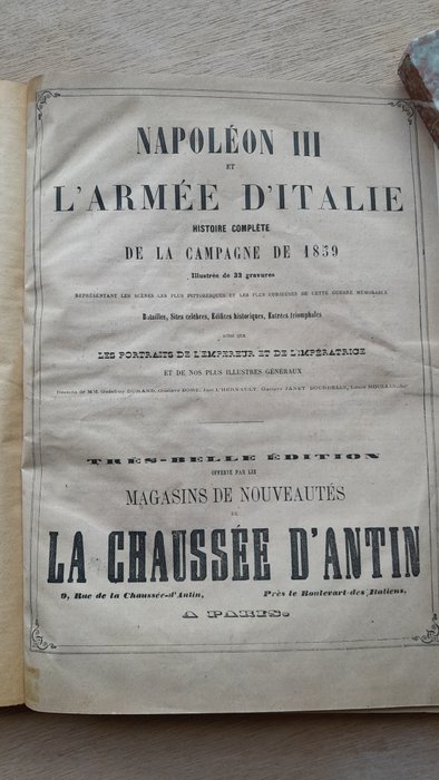 Gustave Doré et collaborateurs - Napoléon III et l'armée d'Italie histoire complète de la campagne de 1859 - 1867