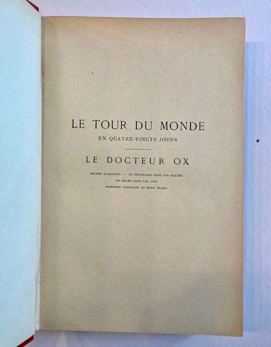 Jules Verne - Le Tour du monde en 80 jours - 1916