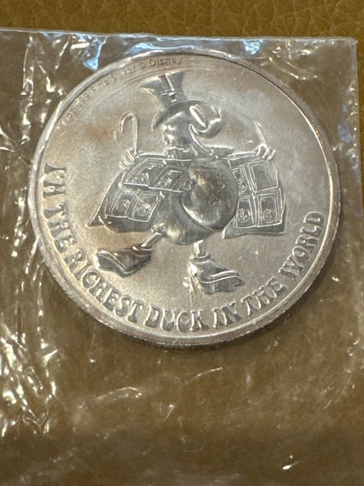 Niue. 2 Dollars 2022 Disney - Dagobert Duck, 1 Oz (.999)  (Ingen mindstepris)