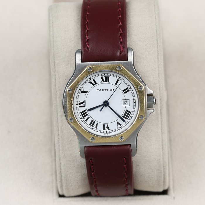 Cartier - Santos Octagon - 2966 - Unisex - 1980-1989